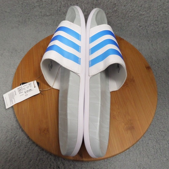 Adidas Adilette Slide Men's Size 13 Cushioned Slip On Rainbow Sandals Gx7222 - Picture 5 of 8